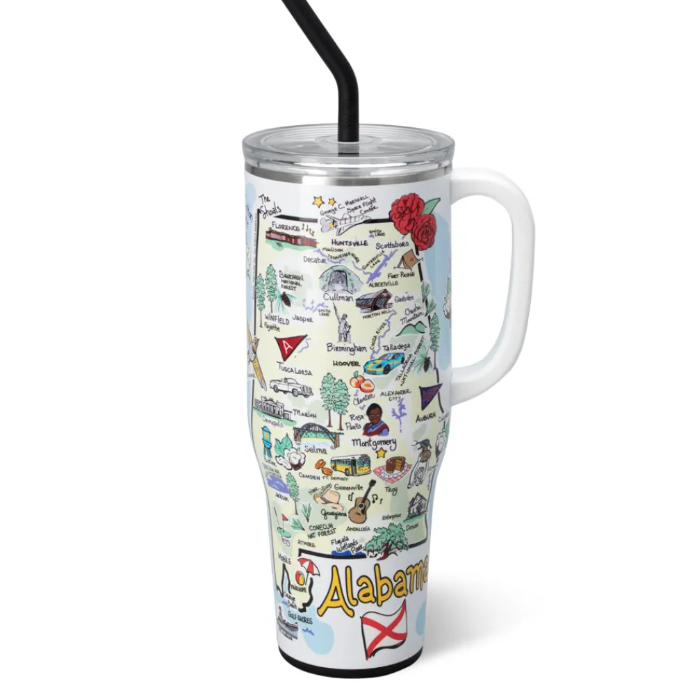 Swig Life Tumblers New Sizes!|Travel Mugs^Alabama Mega Mug 40oz