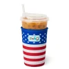 Swig Life Drink Coolies New Sizes!|All American^All American Iced Cup Coolie - Drink Sleeve -