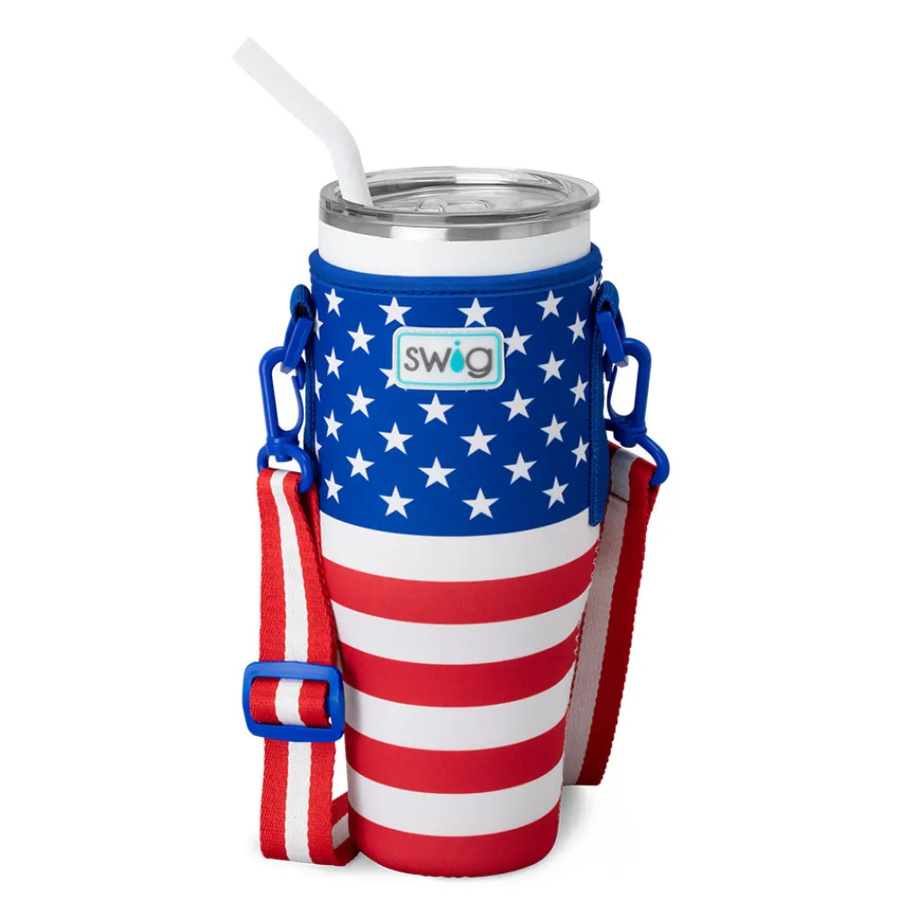 Swig Life Drinking Buddies|Mega Mugs^All American Mega Mug Sling 40oz