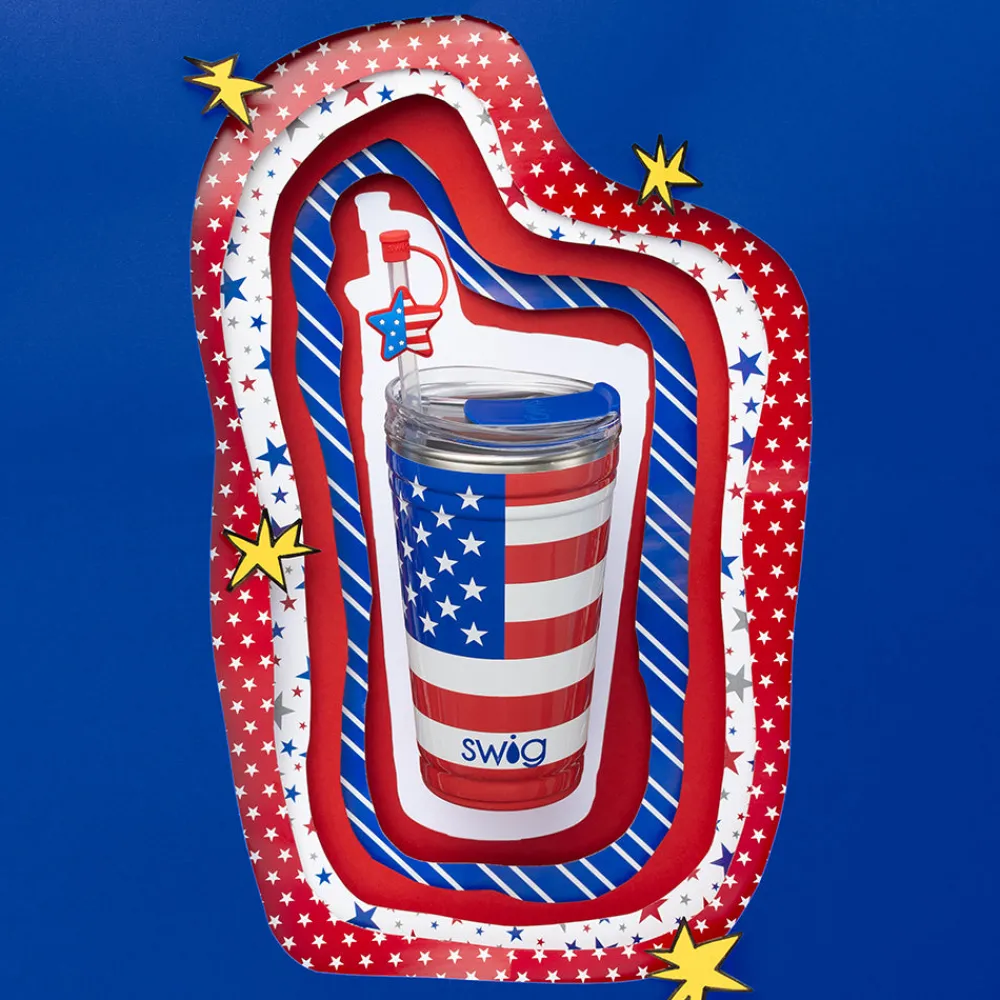 Swig Life Tumblers New Sizes!|All American^All American 24oz Insulated Party Cup -