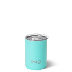 Swig Life Tumblers New Sizes!|Solids^Aqua Short Tumbler 12oz