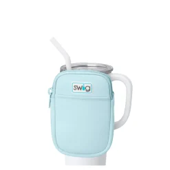 Swig Life Travel Mugs|Drinking Buddies^Aquamarine Mega Mug Pouch
