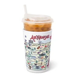Swig Life Drink Coolies New Sizes!^Arkansas Medium Iced Cup Coolie