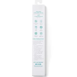 Swig Life Lids, Straws + More^Bazaar + Teal Reusable Straw Set -