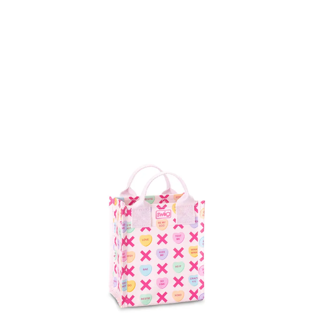 Swig Life Reusable Gift Bags|Be Mine^Be Mine Mini Reusable Bag