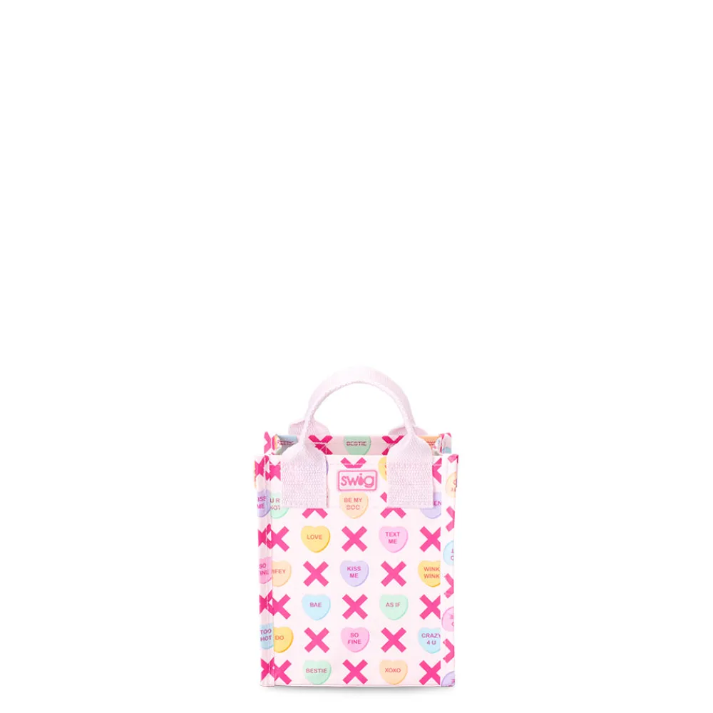 Swig Life Reusable Gift Bags|Be Mine^Be Mine Mini Reusable Bag