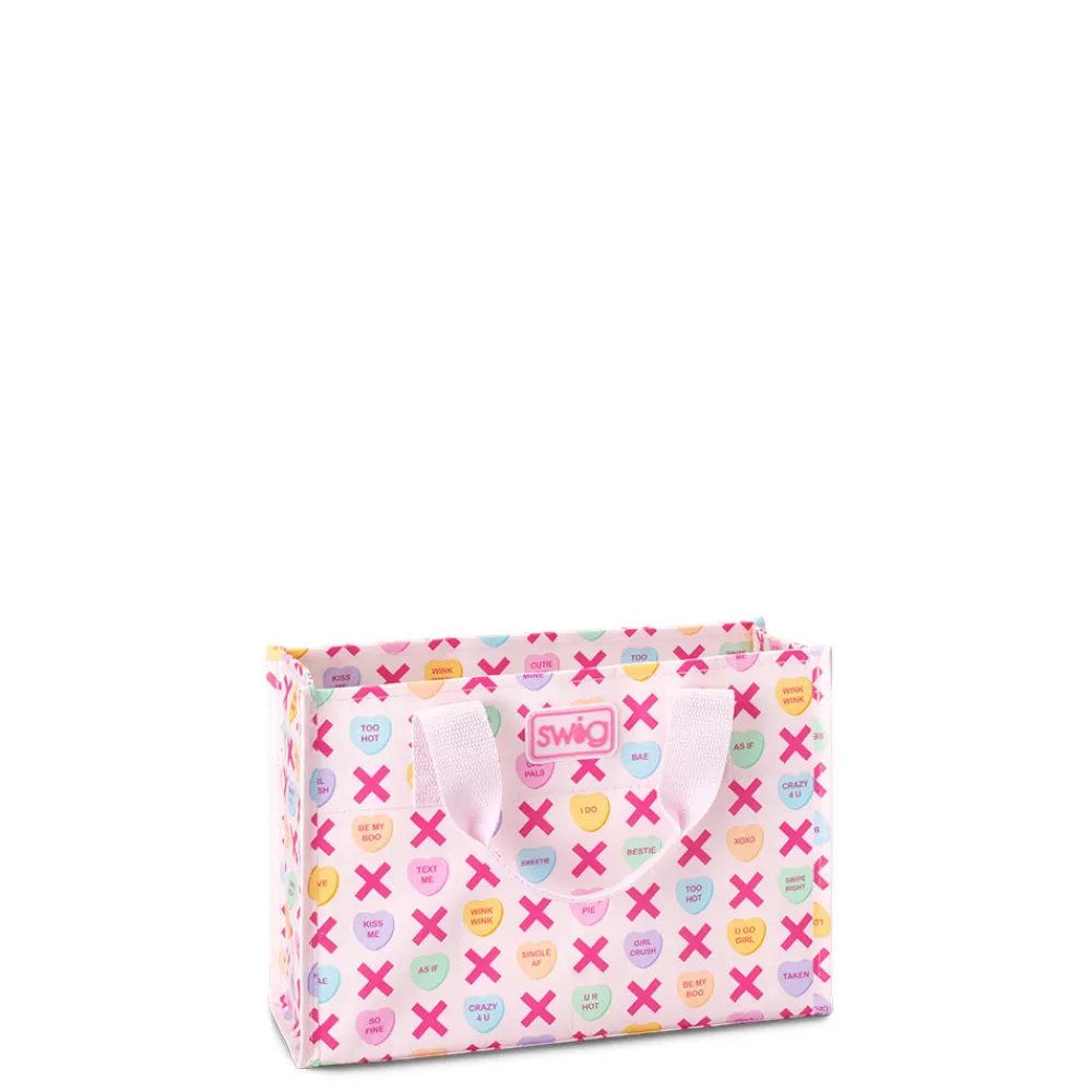 Swig Life Reusable Gift Bags|Be Mine^Be Mine Small Reusable Bag