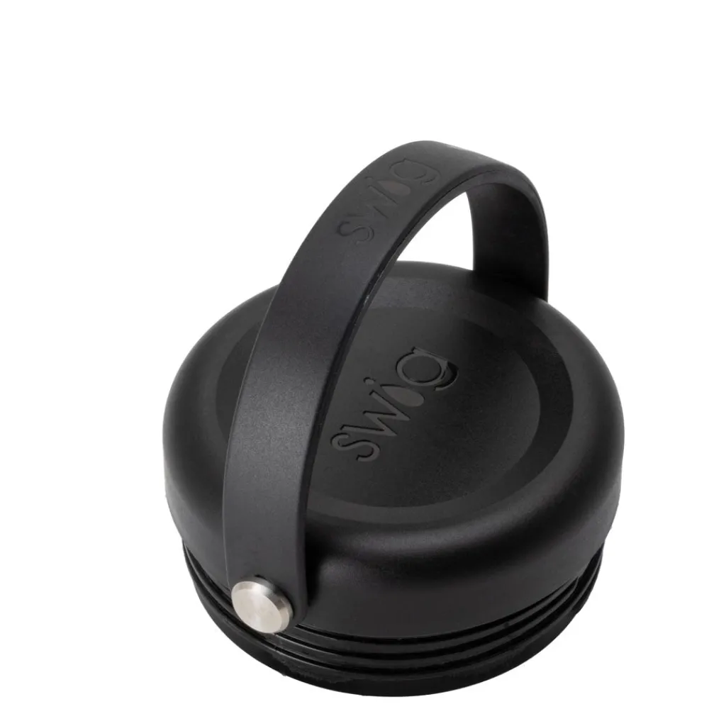 Swig Life Lids, Straws + More|Wine + Cocktails^Black Grab & Go Lid Medium -