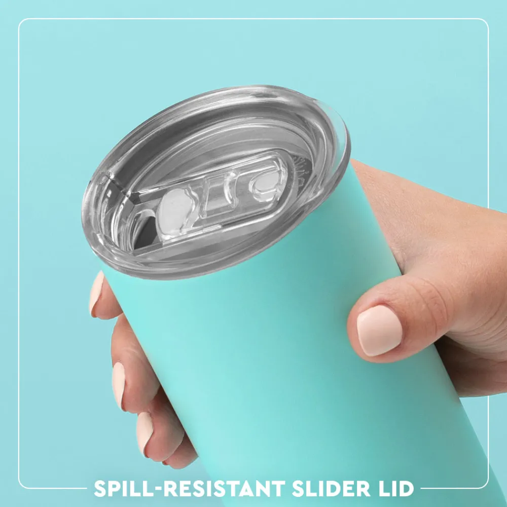 Swig Life Tumblers New Sizes!|Solids^Black Slim Tumbler 12oz