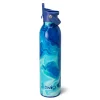 Swig Life Water Bottles|Sips For Kids^Blue Lagoon Flip + Sip Bottle 26oz
