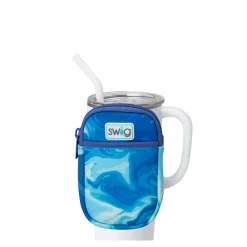 Swig Life Travel Mugs|Drinking Buddies^Blue Lagoon Mega Mug Pouch