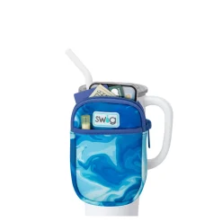 Swig Life Travel Mugs|Drinking Buddies^Blue Lagoon Mega Mug Pouch