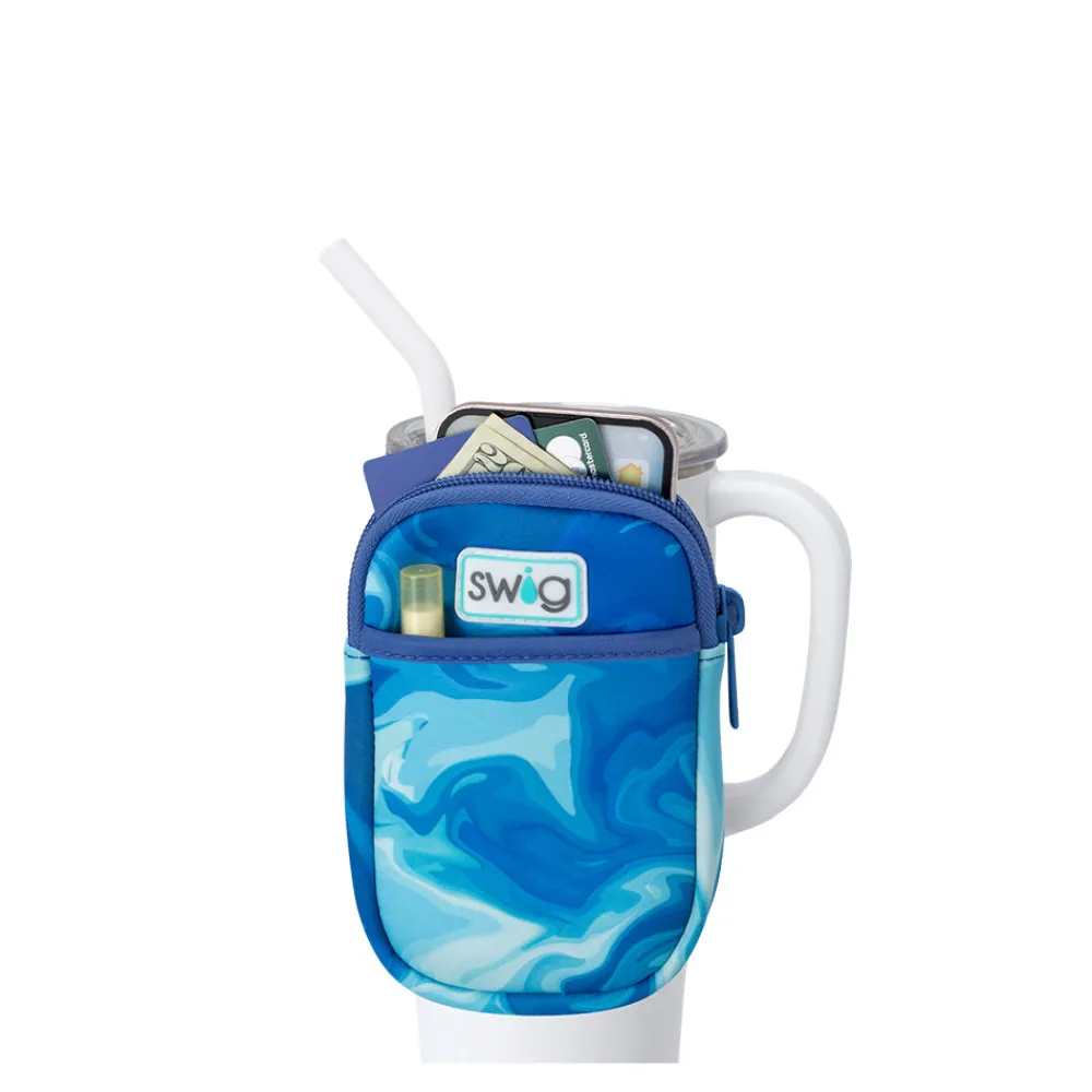 Swig Life Travel Mugs|Drinking Buddies^Blue Lagoon Mega Mug Pouch
