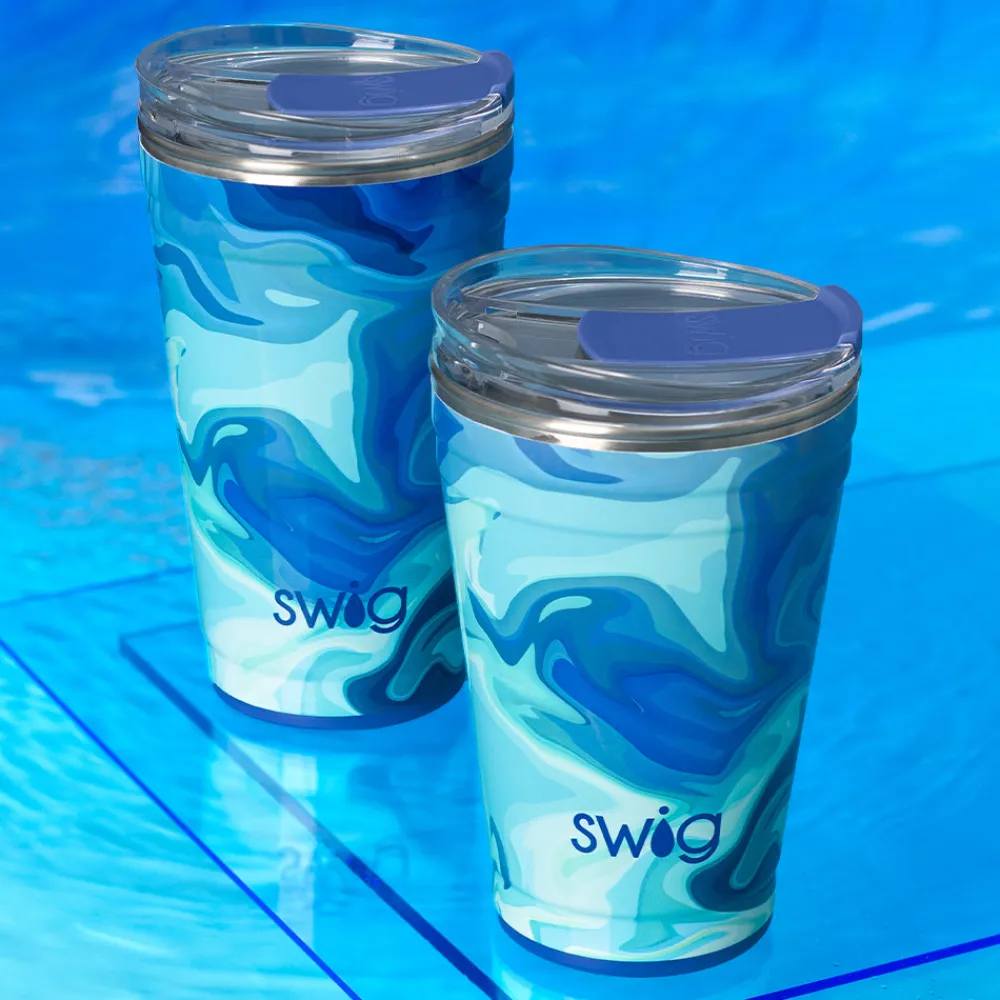 Swig Life Tumblers New Sizes!|Blue Lagoon^Blue Lagoon Party Cup 24oz