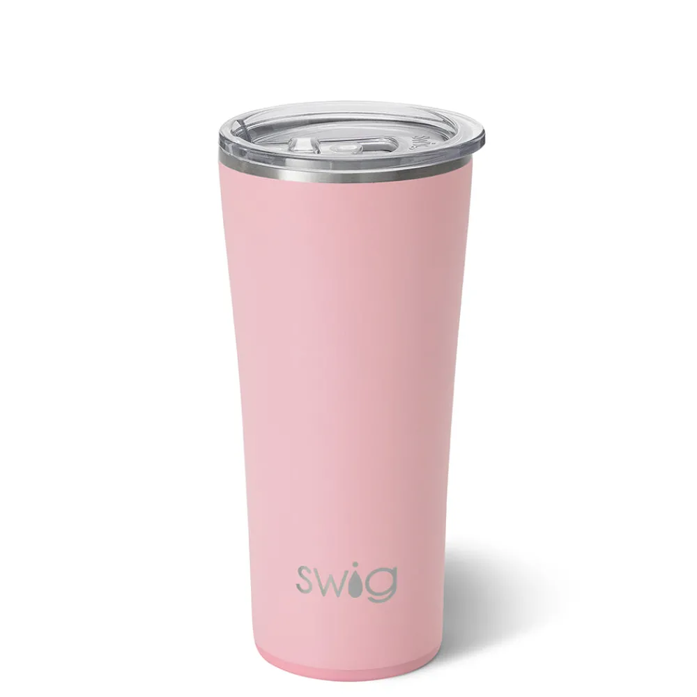 Swig Life Tumblers New Sizes!|Solids^Blush Pink Tumbler (22oz) -