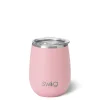 Swig Life Wine + Cocktails|Solids^Blush Stemless Wine Cup (14oz) -