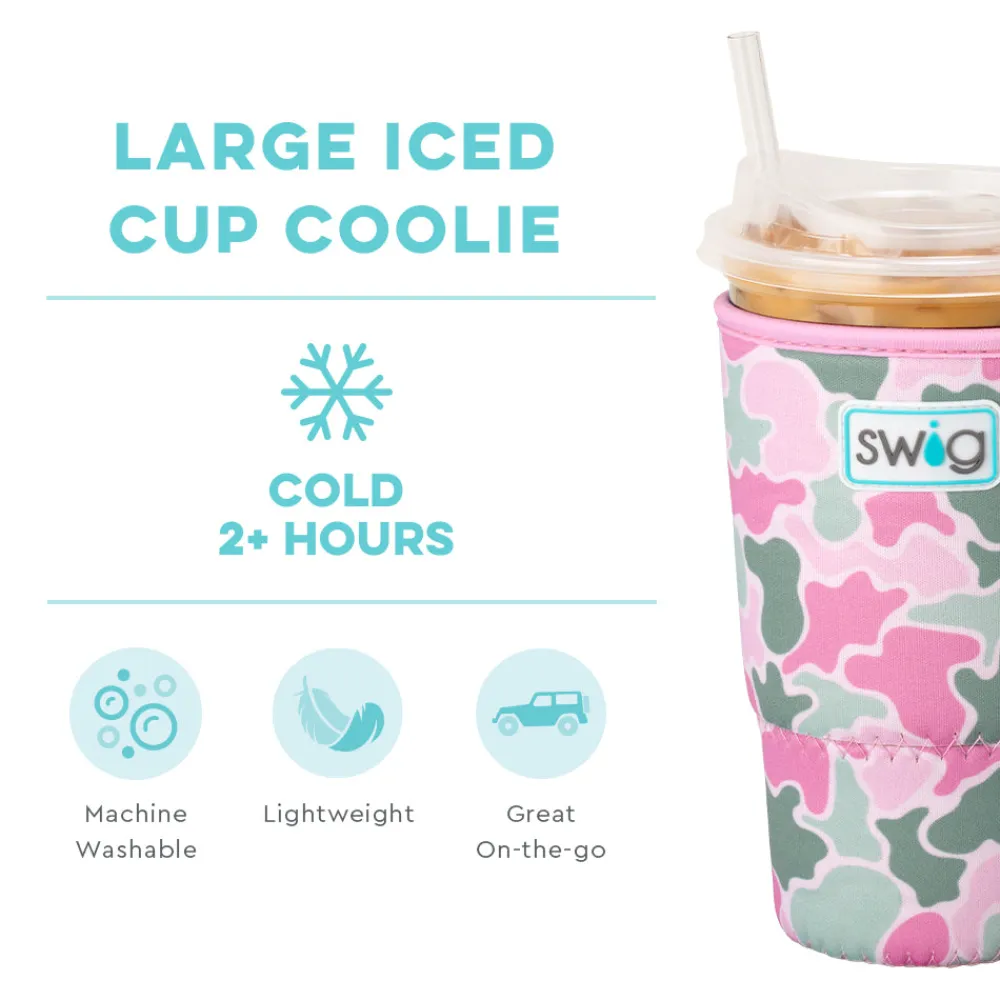 Swig Life Drink Coolies New Sizes!|Blushing Camo Best Seller!^Blushing Camo Large Iced Cup Coolie