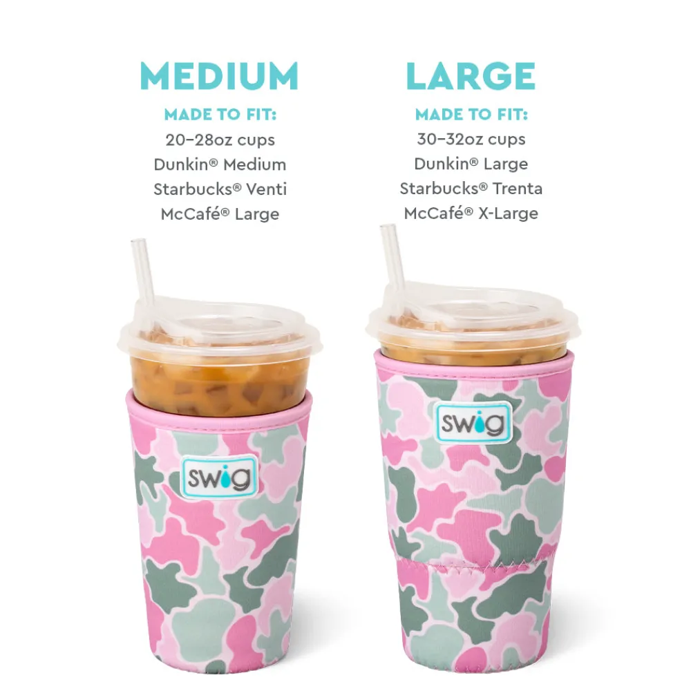 Swig Life Drink Coolies New Sizes!|Blushing Camo Best Seller!^Blushing Camo Large Iced Cup Coolie
