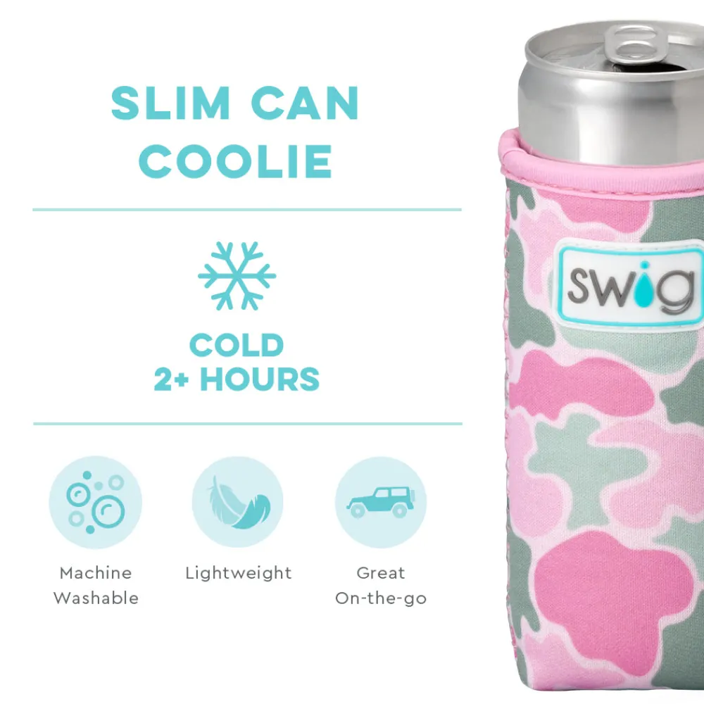Swig Life Drink Coolies New Sizes!|Blushing Camo Best Seller!^Blushing Camo Slim Can Coolie