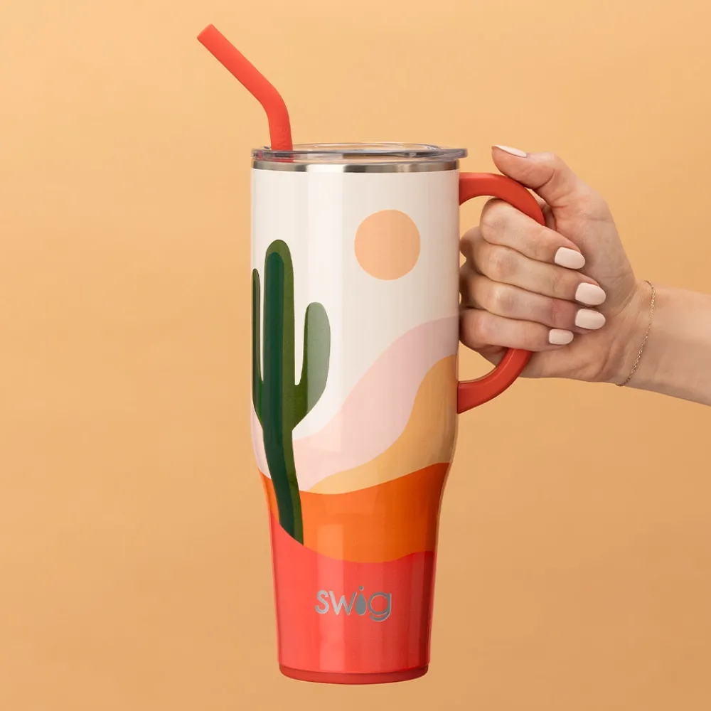 Swig Life Tumblers New Sizes!|Travel Mugs^Boho Desert 40oz Mega Mug -