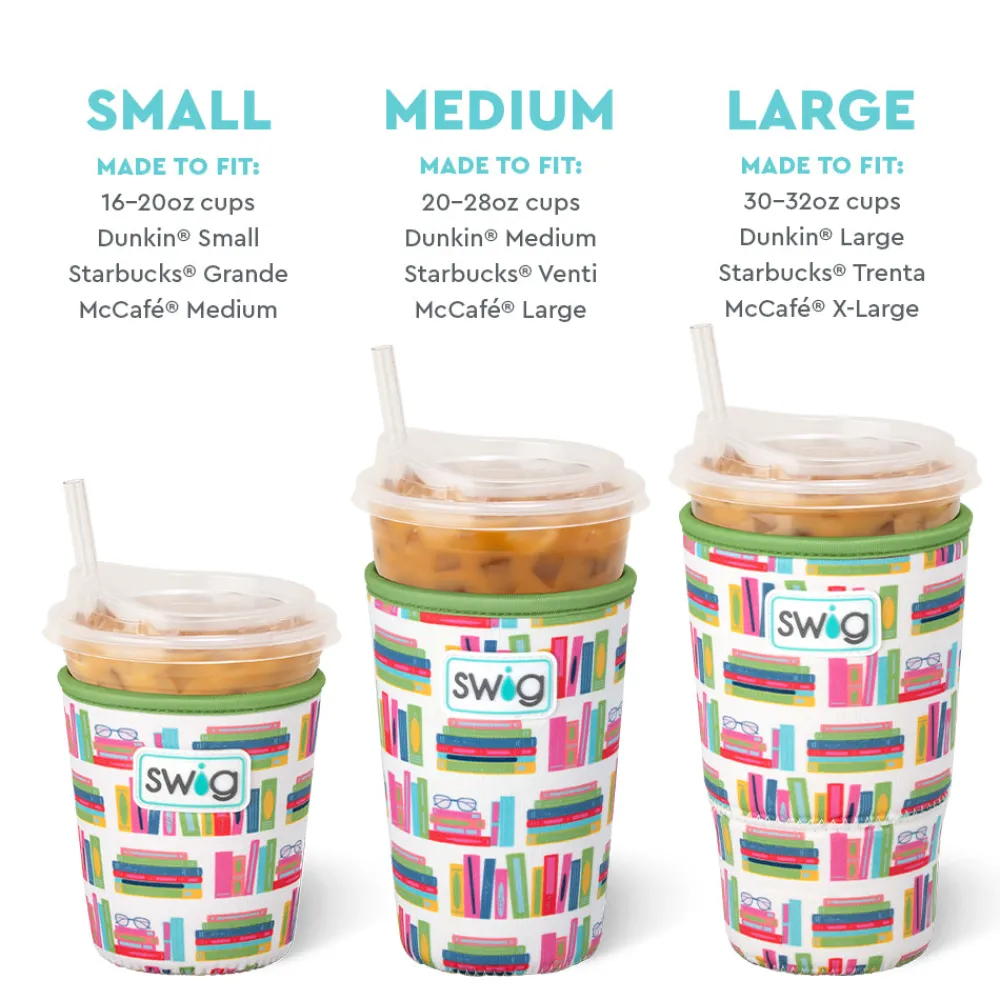 Swig Life Drink Coolies New Sizes!|Book Club Best Seller!^Book Club Medium Iced Cup Coolie