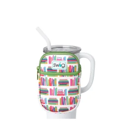 Swig Life Travel Mugs|Drinking Buddies^Book Club Mega Mug Pouch