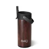Swig Life Water Bottles|Tumblers New Sizes!^Bourbon Barrel Flip + Sip Slim Tumbler 12oz