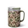 Swig Life Travel Mugs|Hunting Camo Best Seller!^Bourbon Barrel 24oz Large Camper Mug with handle -
