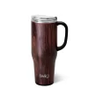 Swig Life Tumblers New Sizes!|Travel Mugs^Bourbon Barrel 40oz Mega Mug with handle -
