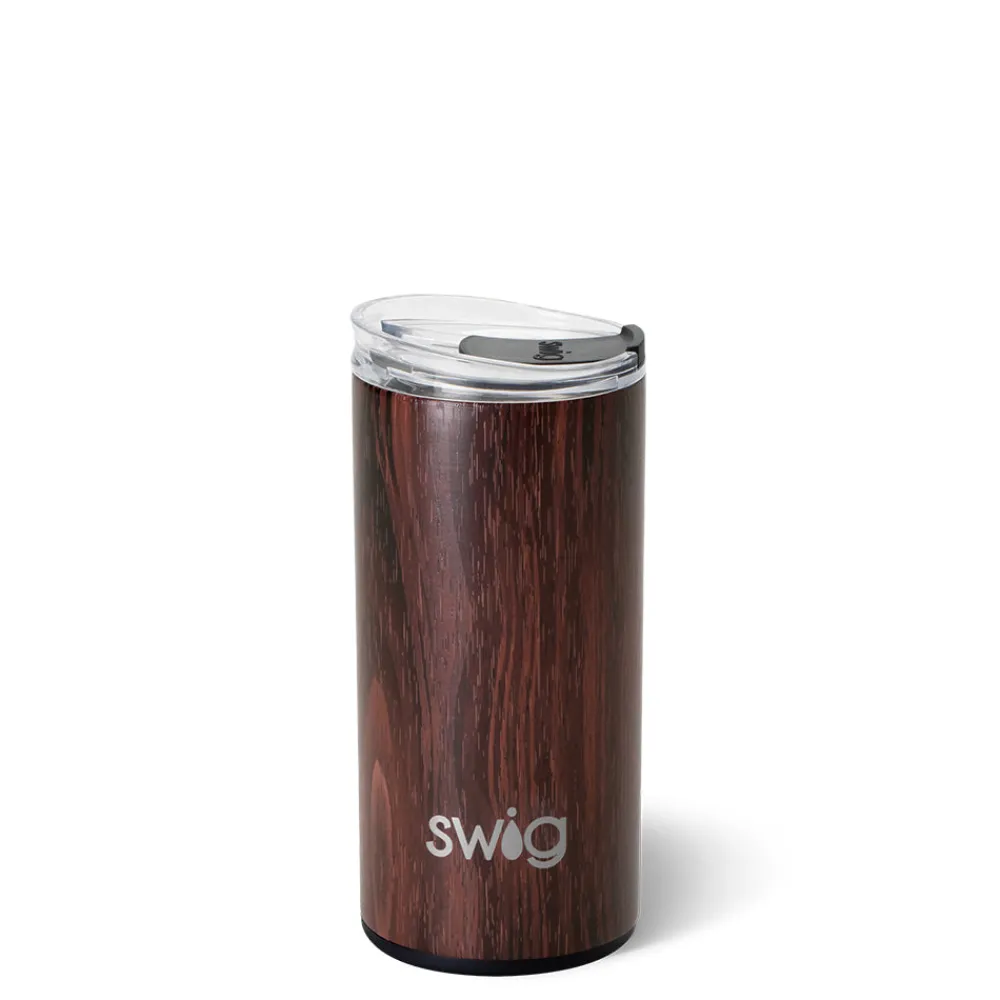 Swig Life Tumblers New Sizes!|Bourbon Barrel^Bourbon Barrel Slim Tumbler 12oz