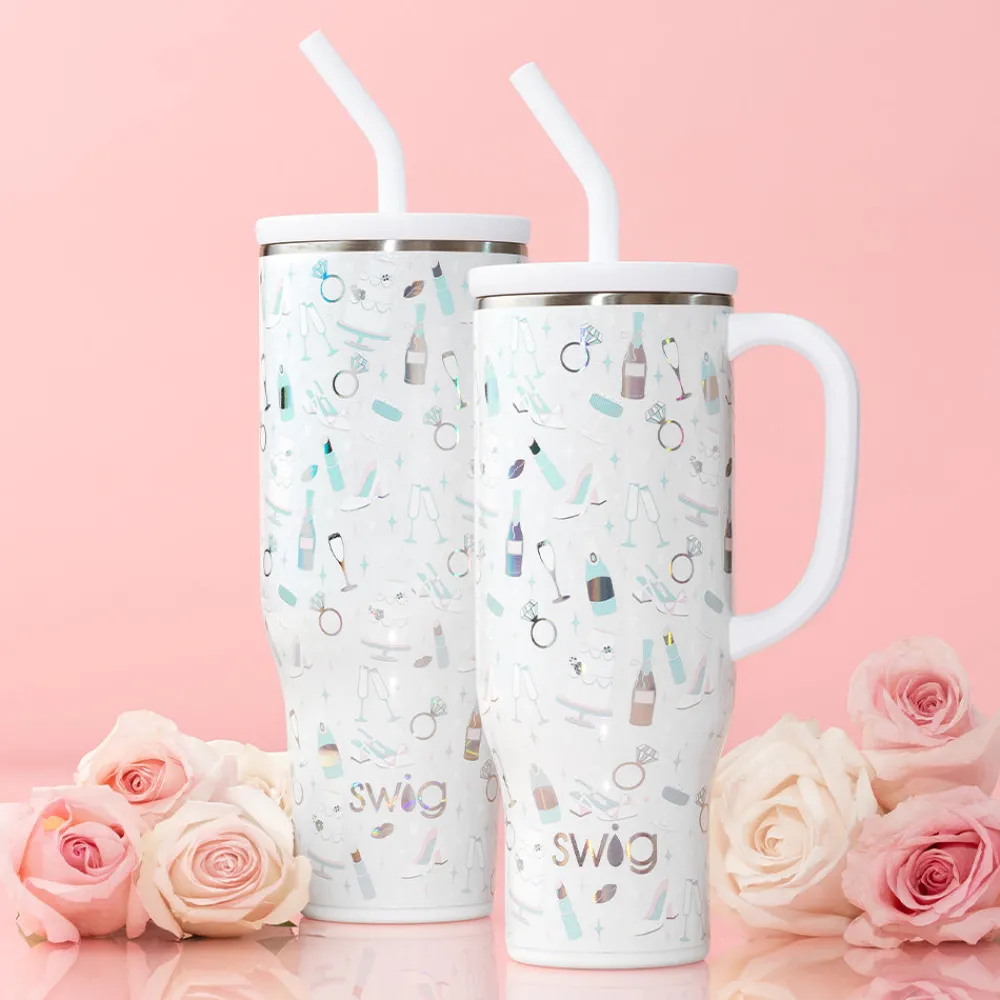 Swig Life Tumblers New Sizes!|Travel Mugs^Bride to Be Mega Mug 30oz