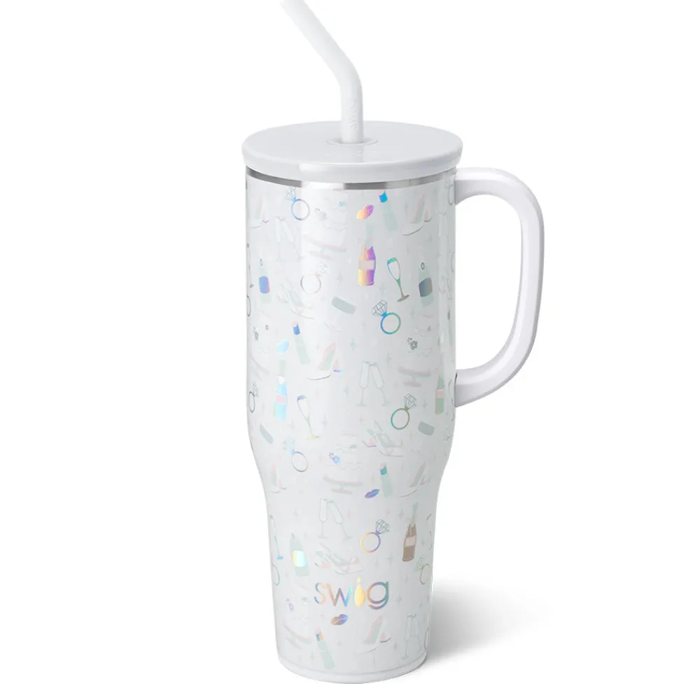 Swig Life Tumblers New Sizes!|Travel Mugs^Bride to Be Mega Mug 40oz