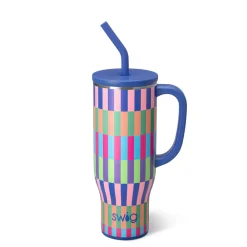 Swig Life Tumblers New Sizes!|Travel Mugs^Brite Stripe Mega Mug 30oz