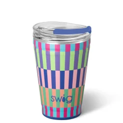 Swig Life Tumblers New Sizes!|Brite Stripe^Brite Stripe Party Cup 18oz