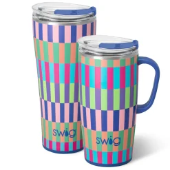 Swig Life Brite Stripe^Brite Stripe XL Set