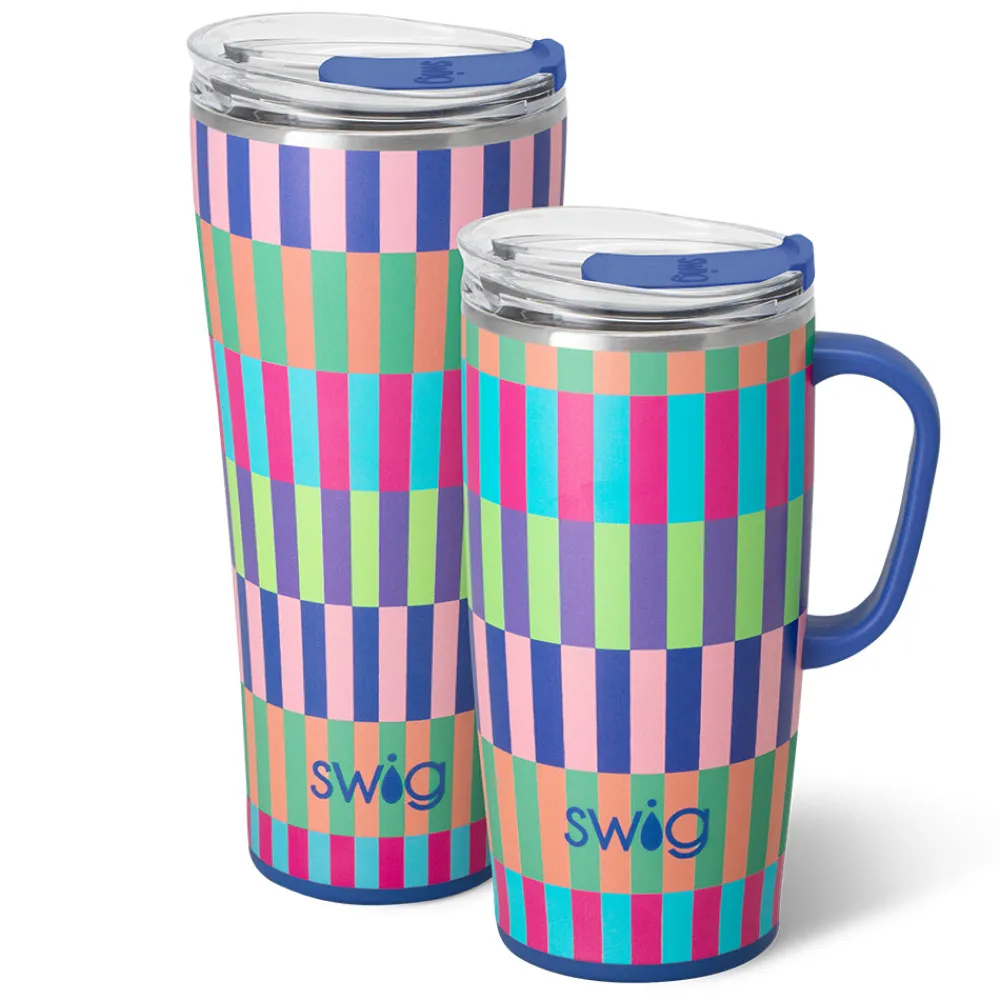 Swig Life Brite Stripe^Brite Stripe XL Set