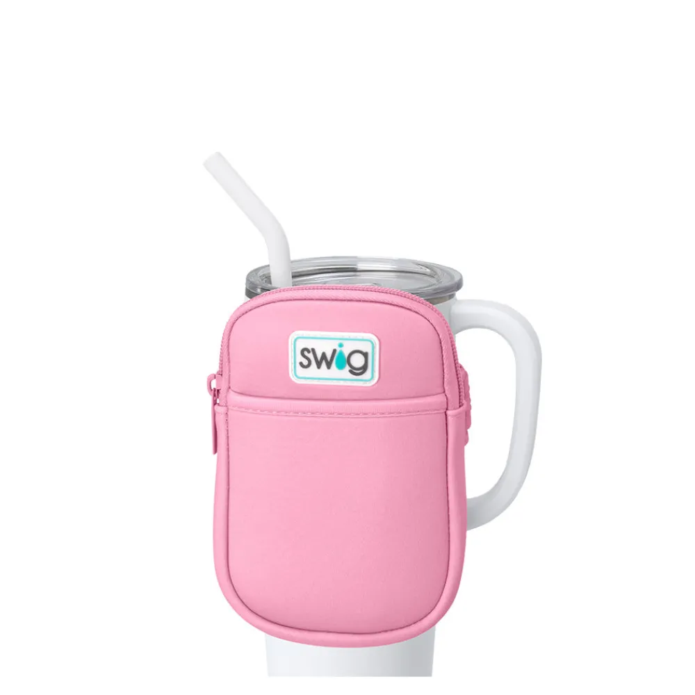 Swig Life Travel Mugs|Drinking Buddies^Bubblegum Mega Mug Pouch