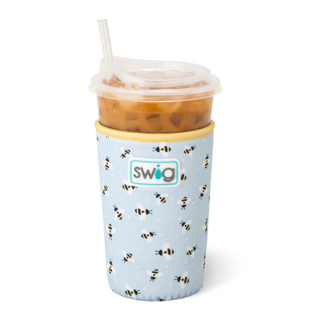 Swig Life Drink Coolies New Sizes!|Busy Bee^Busy Bee Medium Iced Cup Coolie