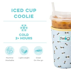 Swig Life Drink Coolies New Sizes!|Busy Bee^Busy Bee Medium Iced Cup Coolie