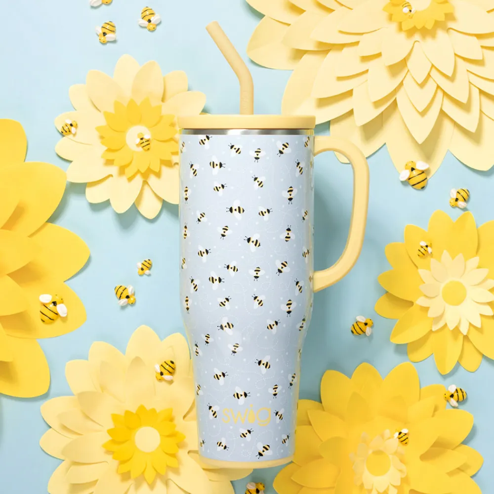 Swig Life Tumblers New Sizes!|Travel Mugs^Busy Bee Mega Mug 40oz