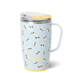 Swig Life Travel Mugs|Busy Bee^Busy Bee Travel Mug 18oz