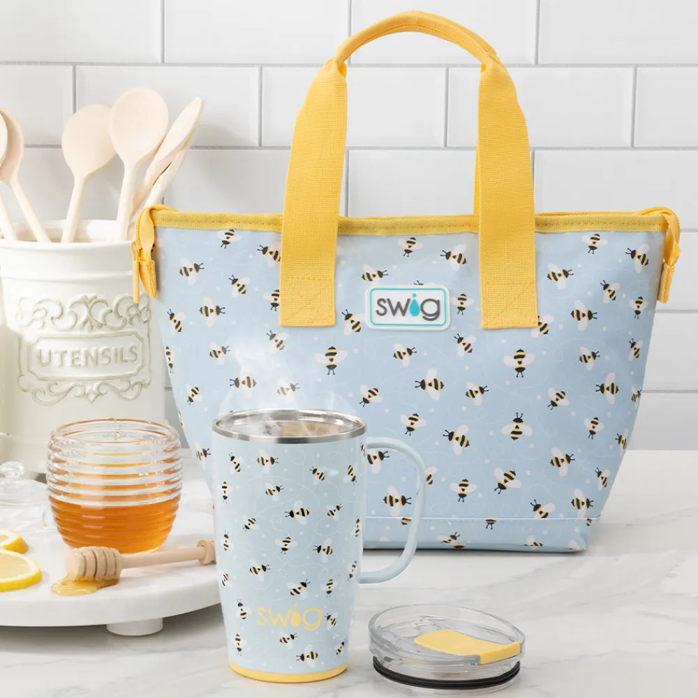 Swig Life Travel Mugs|Busy Bee^Busy Bee Travel Mug 18oz