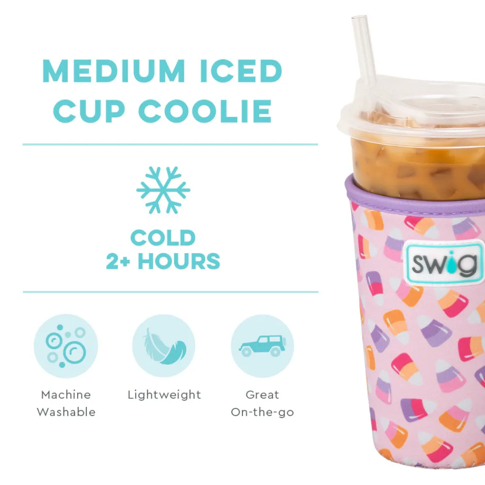 Swig Life Drink Coolies New Sizes!|Candy Corn^Candy Corn Medium Iced Cup Coolie