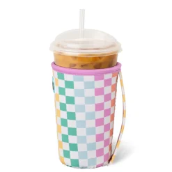 Swig Life Drink Coolies New Sizes!|Check Mate^Check Mate Medium Iced Cup Coolie