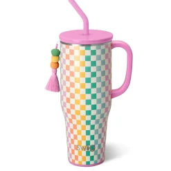 Swig Life Tumblers New Sizes!|Travel Mugs^Check Mate Mega Mug 40oz