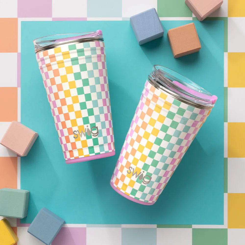 Swig Life Tumblers New Sizes!|Check Mate^Check Mate Party Cup 24oz