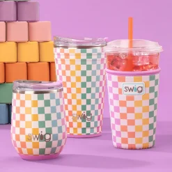 Swig Life Wine + Cocktails|Check Mate^Check Mate Stemless Wine 12oz