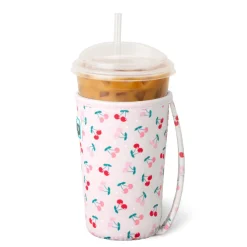 Swig Life Drink Coolies New Sizes!|Cherry Pie^Cherry Pie Medium Iced Cup Coolie