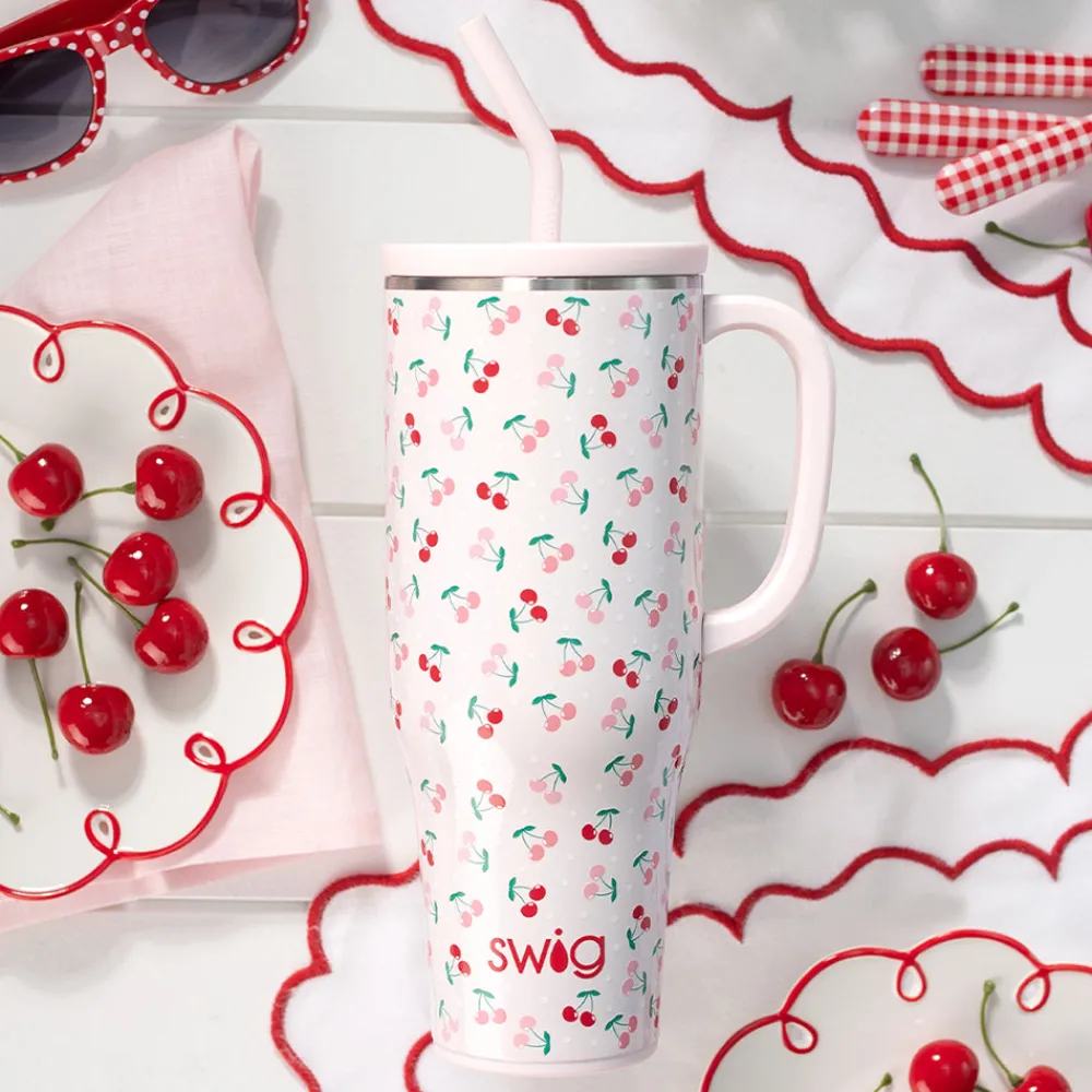 Swig Life Tumblers New Sizes!|Travel Mugs^Cherry Pie Mega Mug 40oz