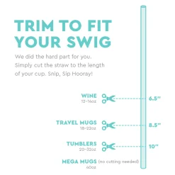 Swig Life Lids, Straws + More|Cherry Pie^Cherry Pie Straw Topper Set